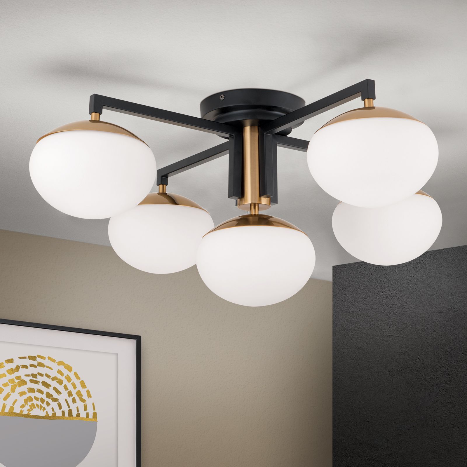 Потолочный светильник из опалового стекла Orion Josephine ARCH-00073659 - Вид №3