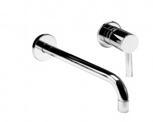 68538 / 2APR Встраиваемый смеситель для раковины с изливом 220 мм, со встроенными соединениями. Bongio On