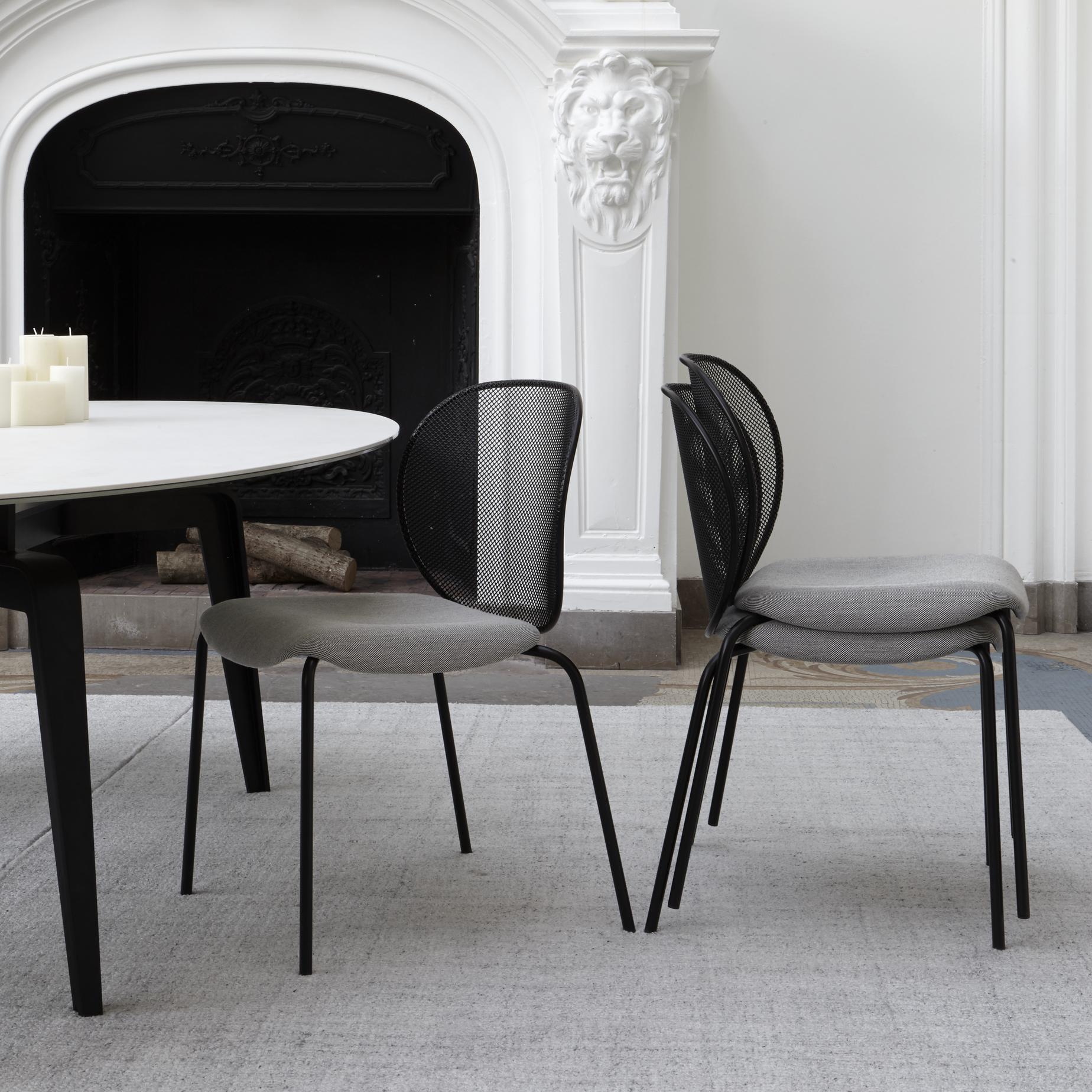 Стальной стул с мягким сиденьем Ligne Roset UNBEAUMATIN ARCH-00101039 - Вид №2