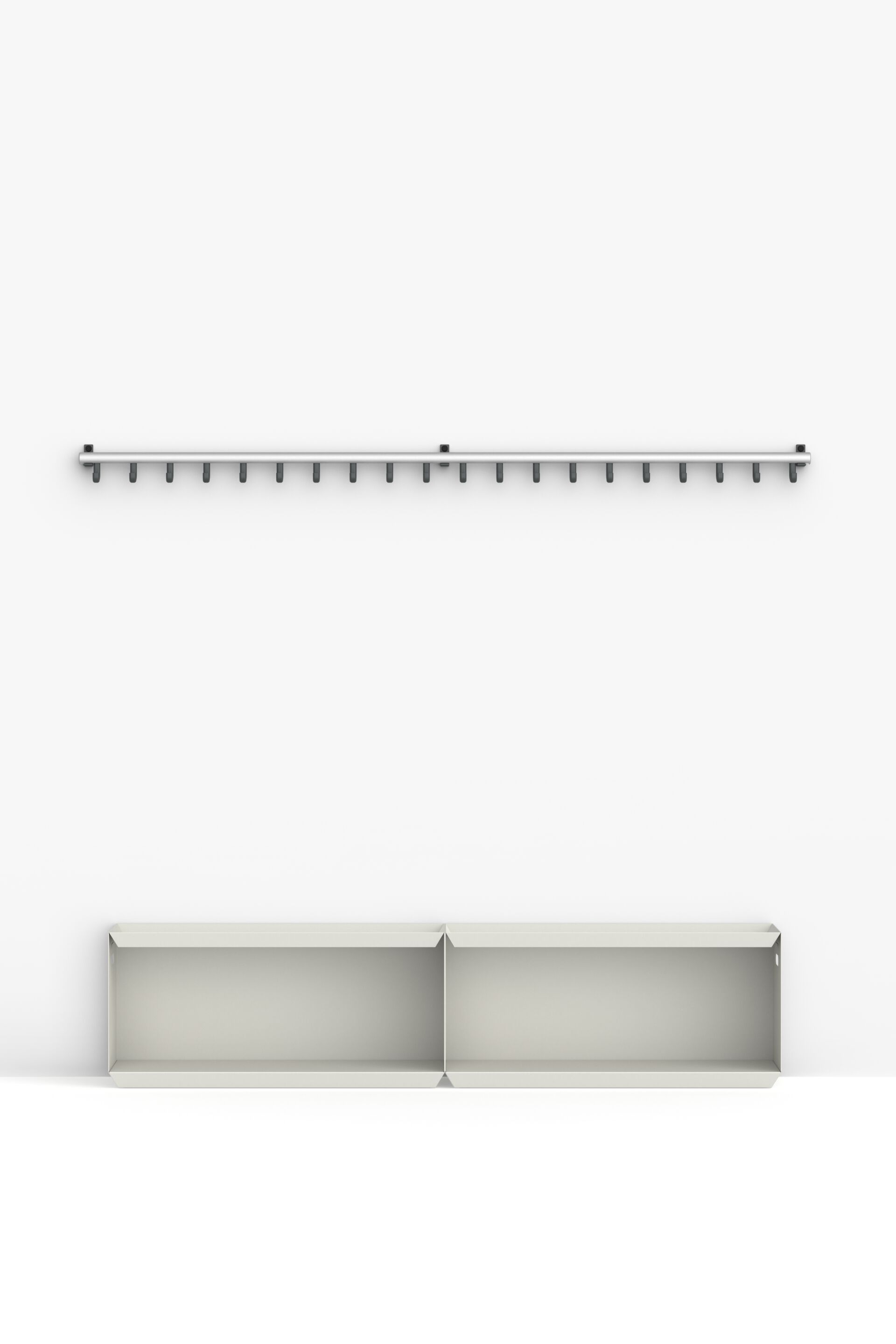 Пластиковые и алюминиевые настенные вешалки FUNCTIONALS Tertio ARCH-00003387 - Вид №4