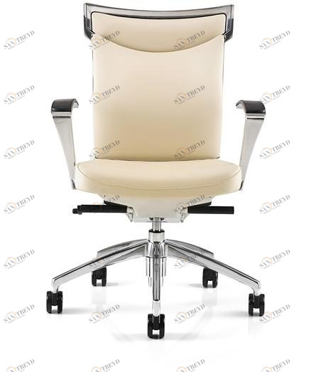 ESTEL GROUP Офисное кресло в коже с колесами Uniqa sun-id-1498590