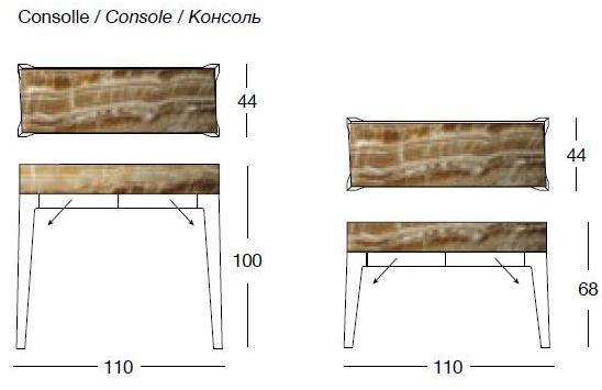 Longhi Световая консоль из оникса Loveluxe Y 700a - Вид №3