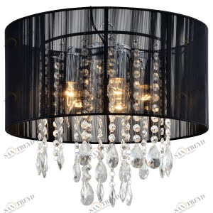 Люстра ELY черная LL01 SUPERNW CRYSTAL 010933 Черный