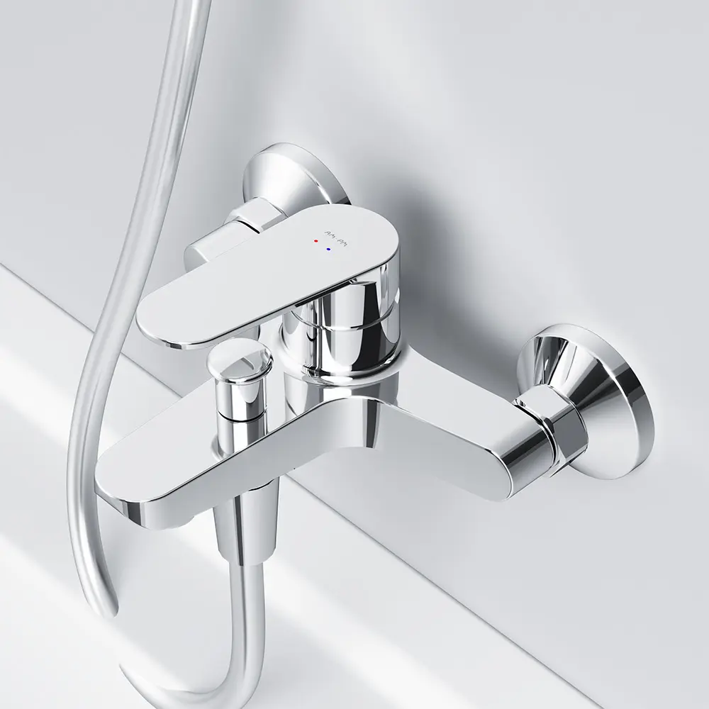 Смеситель для ванны AM.PM Force однорычажный на ванну цвет хром STLM-2188724 - Вид №5