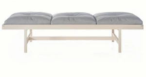 BassamFellows Мягкая кожаная скамейка Daybed Cb-42
