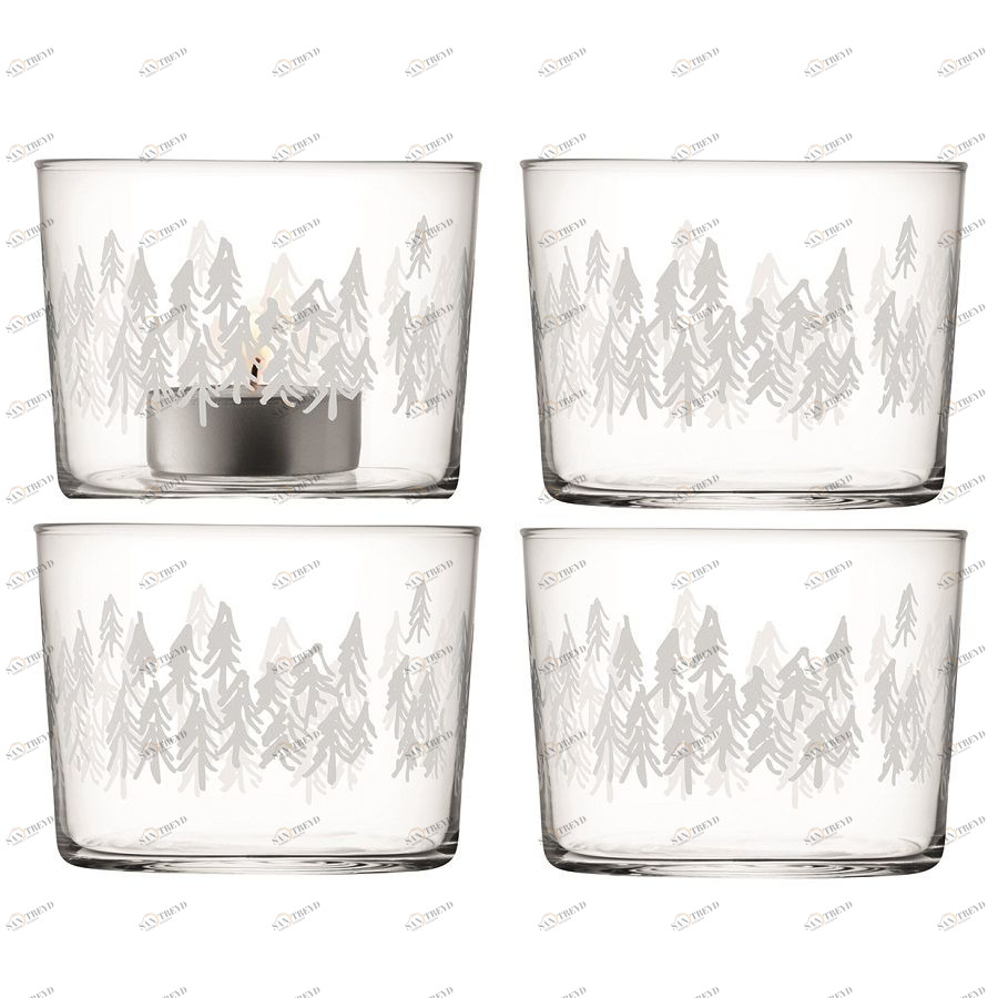 Набор из 4 подсвечников Fir 6 см LSA International G06007177