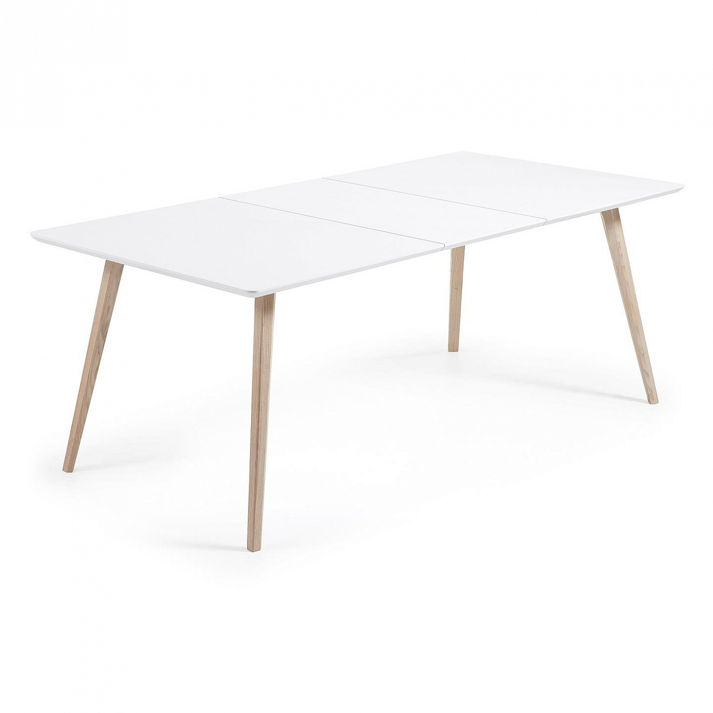 051842 Стол Quatre 160(260)x100 белый La Forma Eunice - Вид №3