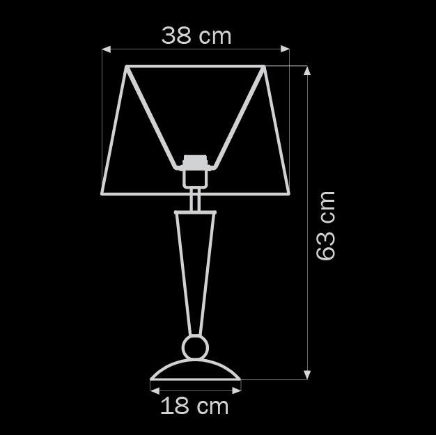 Настольная лампа Lightstar Grasia 870926 LIGHTSTAR ВАЗА 079880 Бежевый  - Вид №1