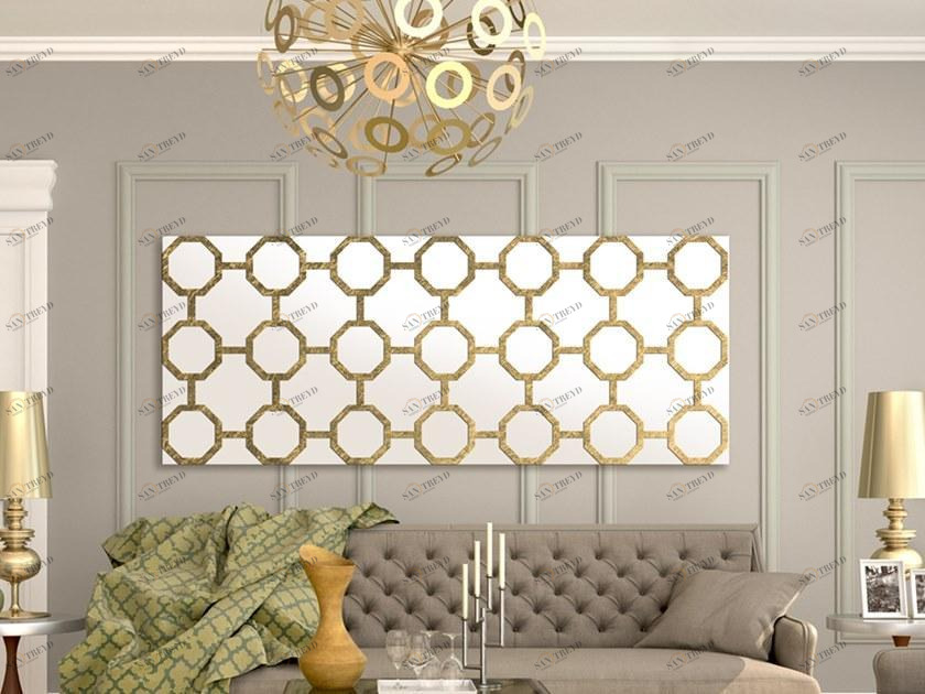 Termo Design Алюминиевый радиатор / декоративный радиатор Doppia piastra - foglia oro Dp 00520