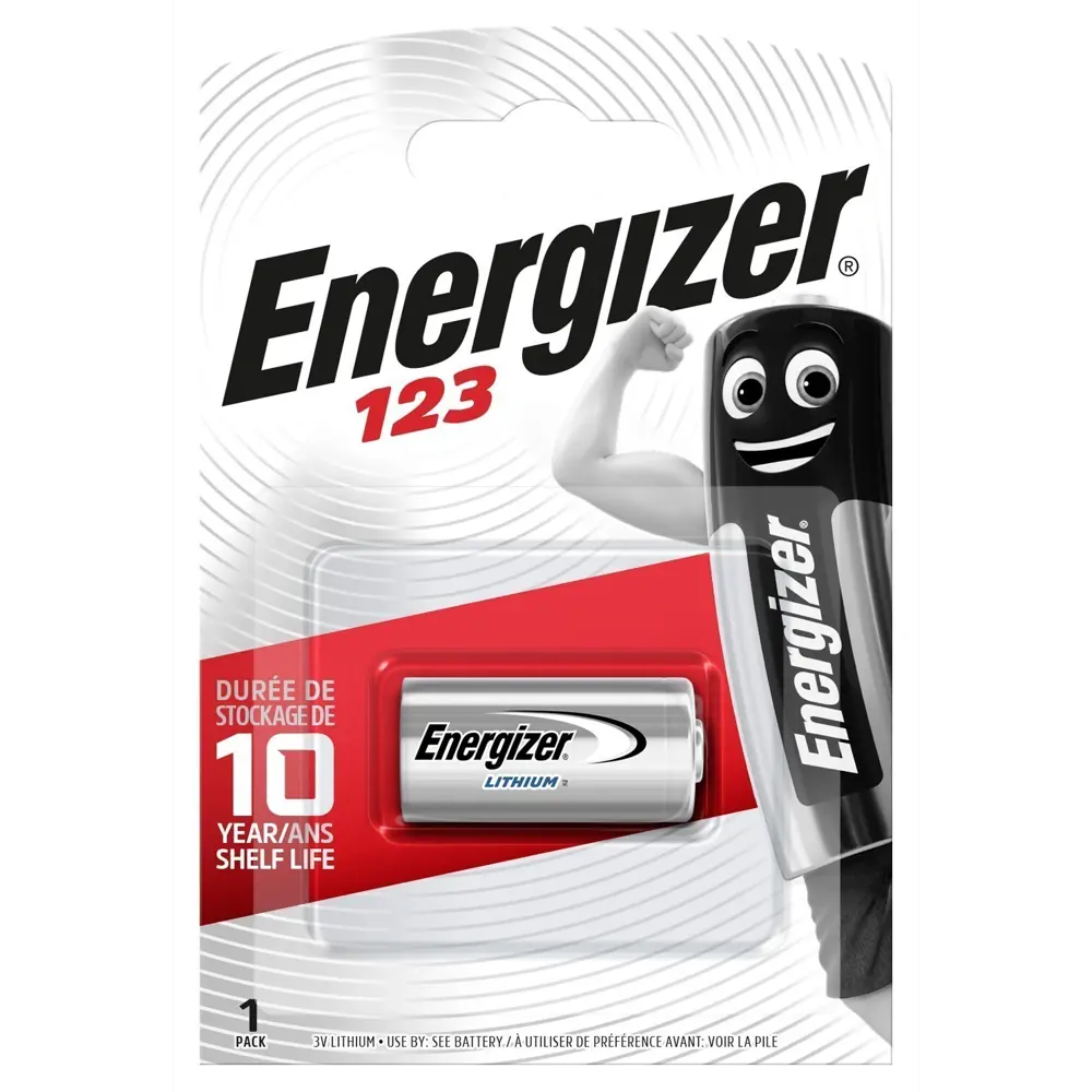 Батарейка Energizer CR123 литиевая 1 шт STLM-2088532