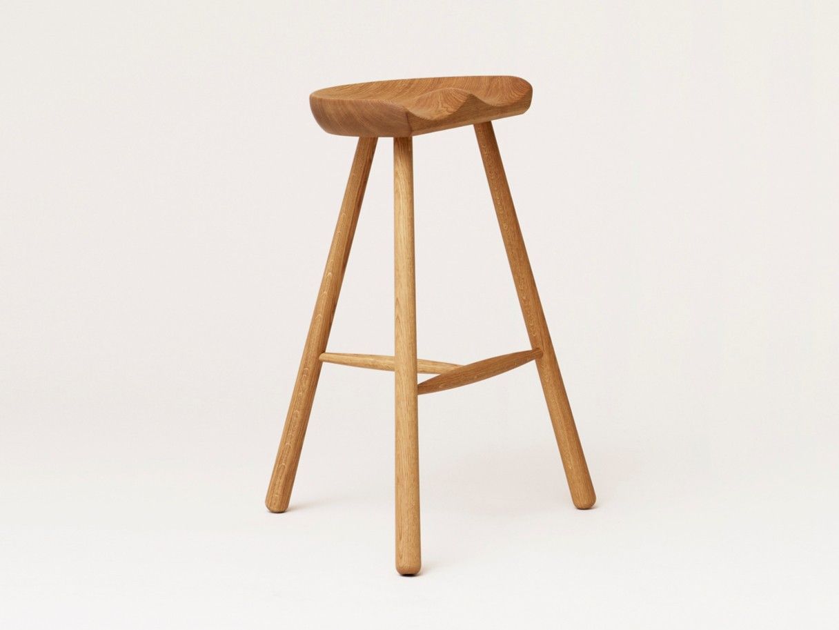 Высокий дубовый стул с подставкой для ног Form & Refine Shoemaker Chair™ ARCH-00129400 - Вид №6