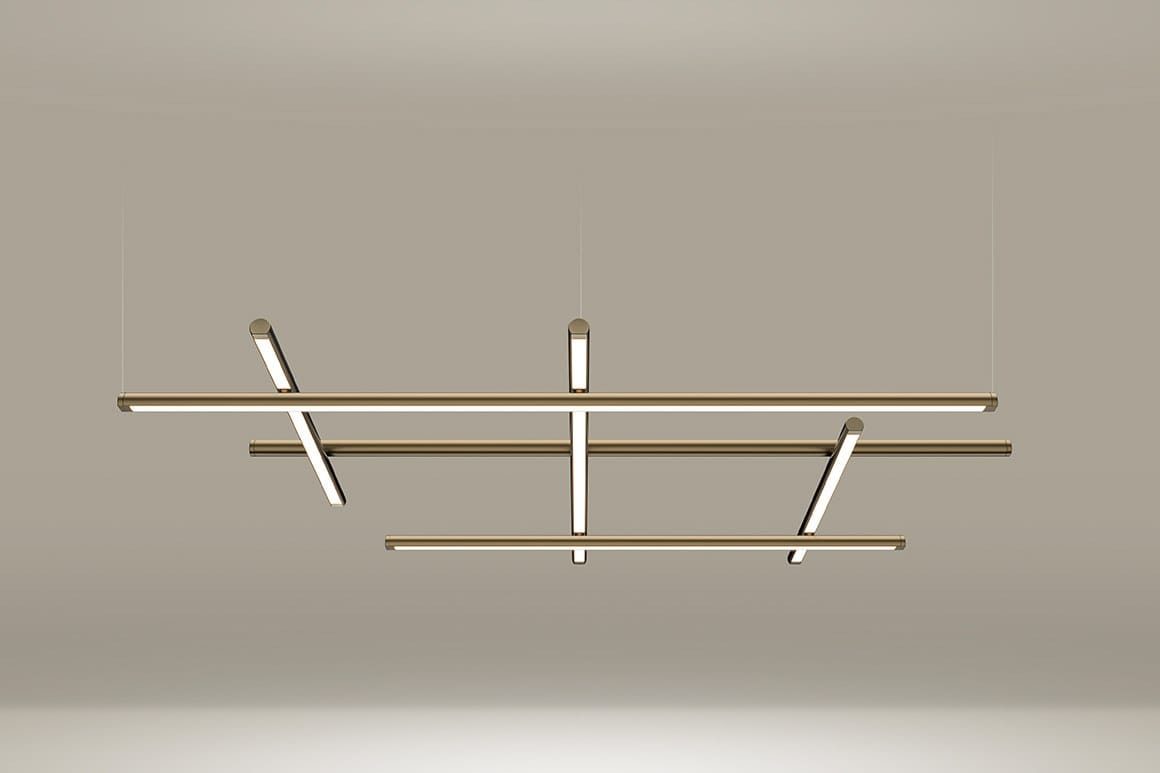 Алюминиевый светодиодный подвесной светильник Panzeri Hilow ARCH-00145728 - Вид №7