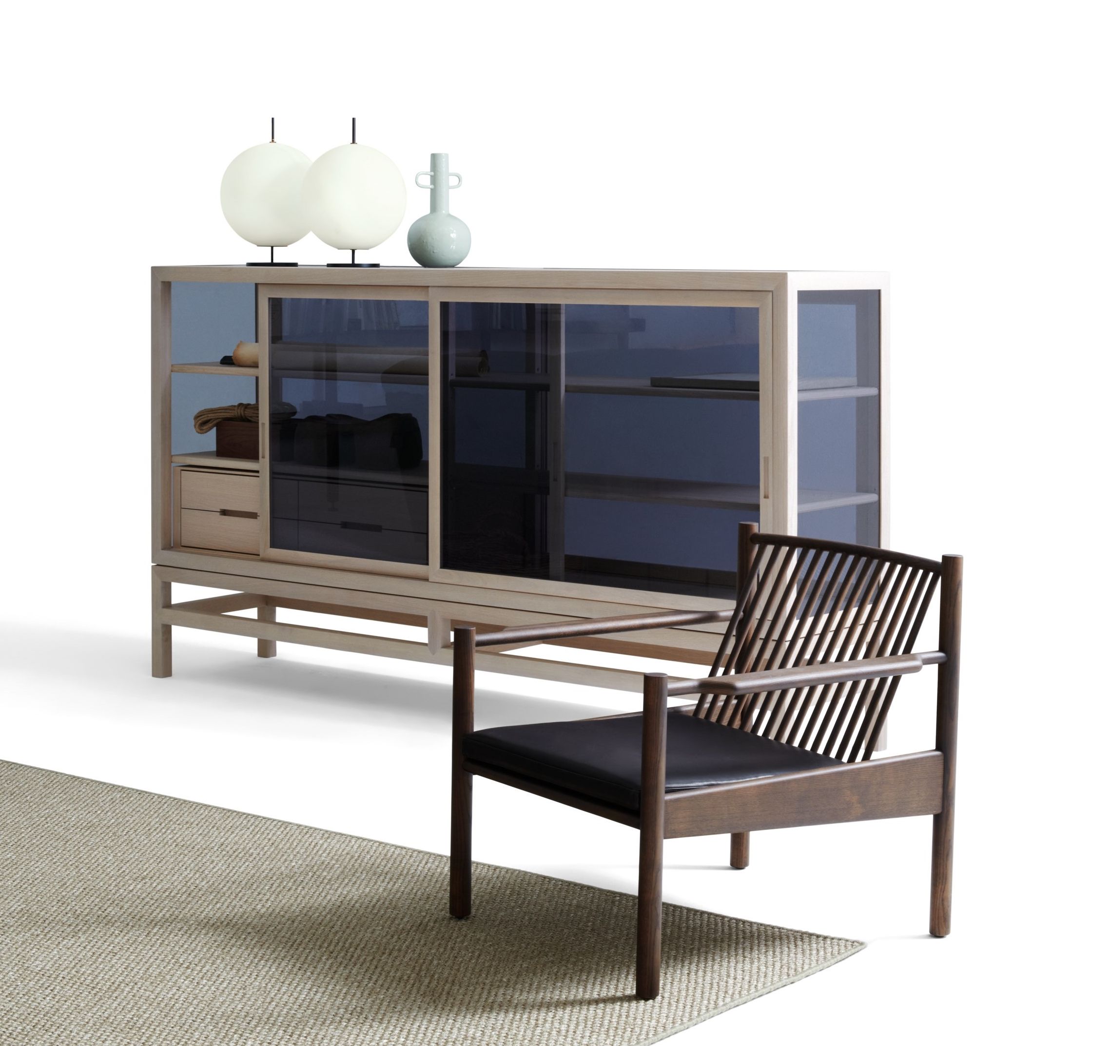 Кресло из ясеня и кожи с подлокотниками DE PADOVA Ava ARCH-00031083 - Вид №8