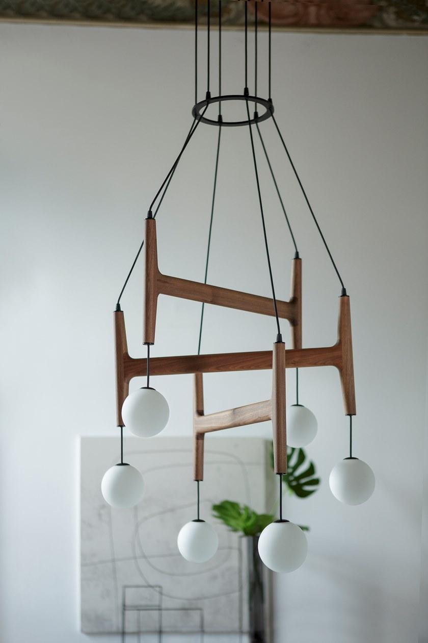 Porada Подвесной светильник из ореха каналетта Twenty sun-id-1423500 - Вид №3