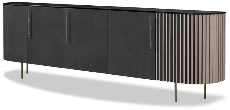 BAXTER Буфет лакированный с распашными дверцами Plissé sun-id-1474346 - Вид №1