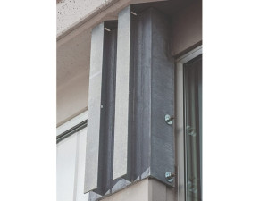 Система ограничения панели-столба с резьбовыми стержнями