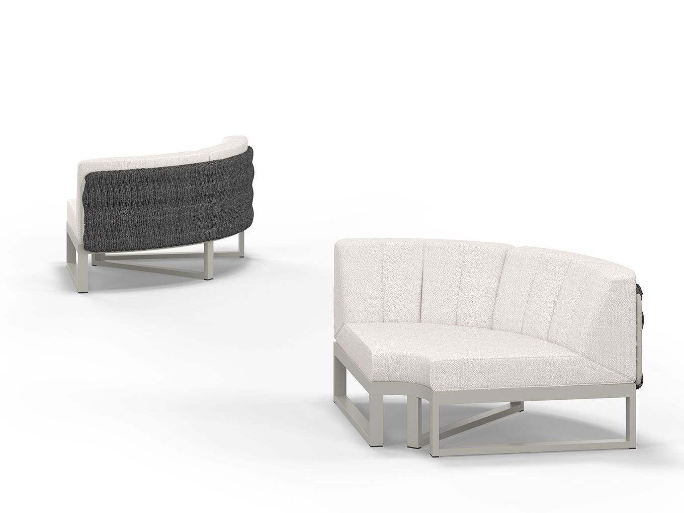 Угловой садовый диван из ткани MAMAGREEN Munia ARCH-00132661 - Вид №9