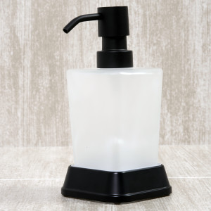 K-5499BLACK Amper Дозатор для жидкого мыла WasserKRAFT Amper K-5400BLACK