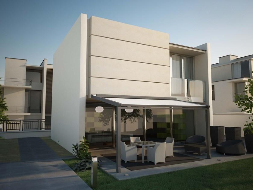 HELLA Пристроенная пергола из ПВХ со сдвижной крышкой Sintesi sun-id-1496092 - Вид №4