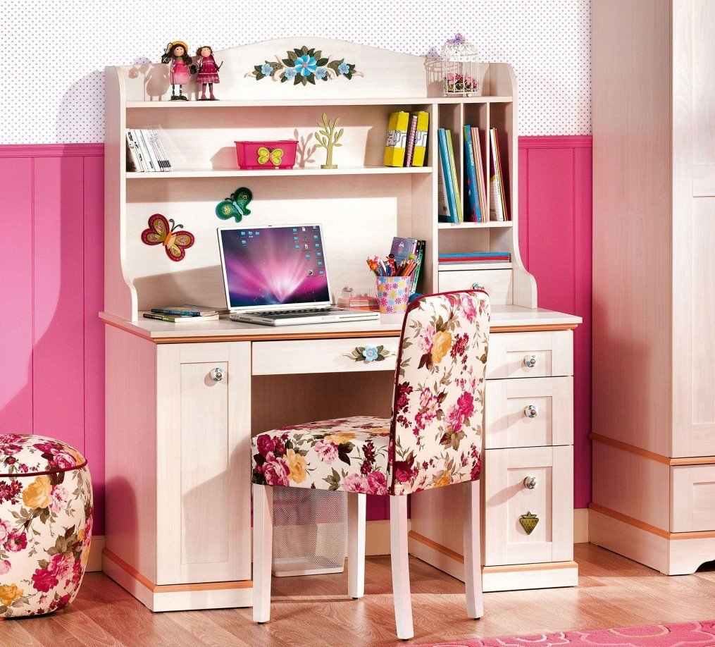 Надстройка для письменного стола деревянная беленый дуб Flora CILEK FLORA 00-3832379 Бежевый Santreyd - Вид №2