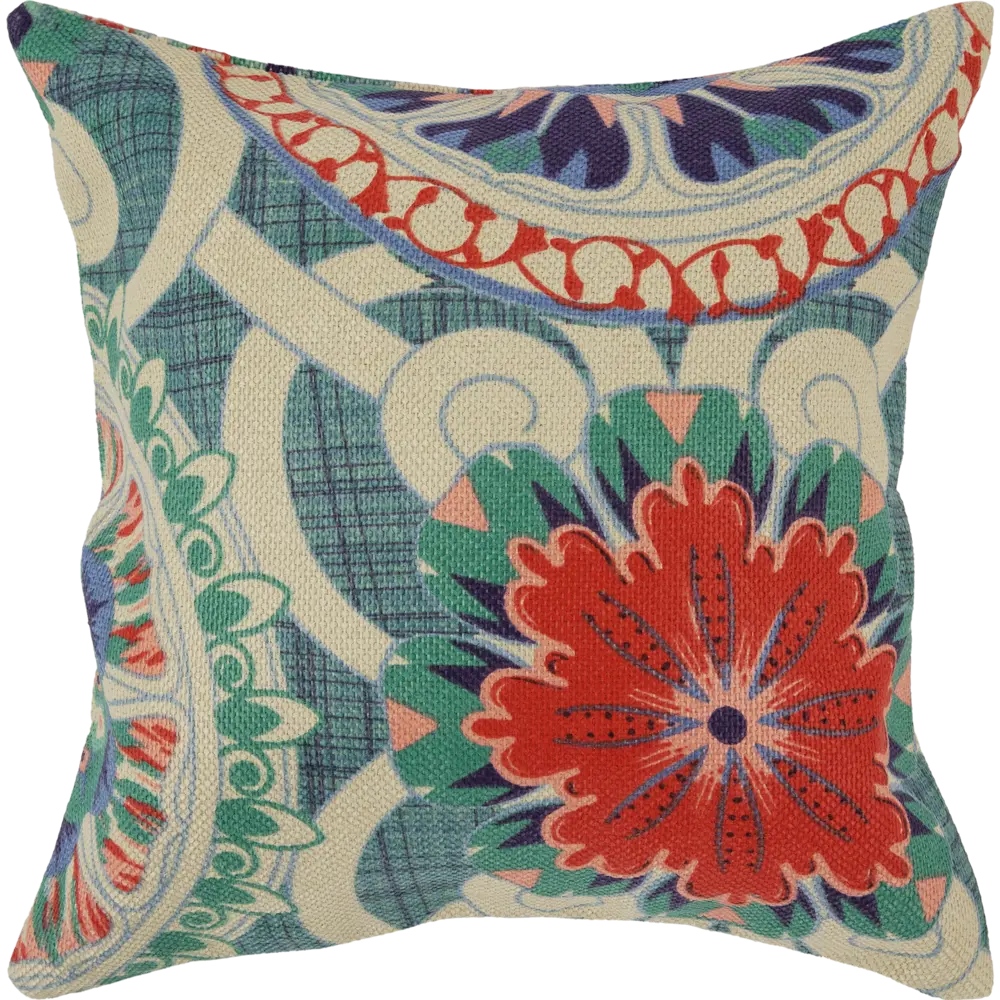 Наволочка декоративная Boho, 40x40 см, цвет синий 82041959 STLM-2122784 Santreyd
