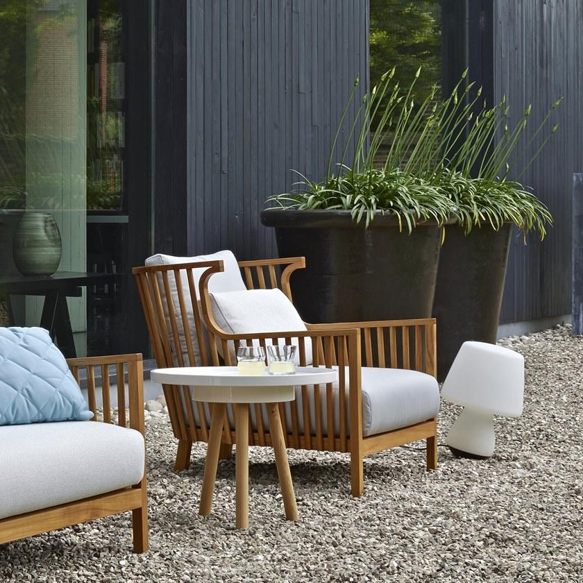 Ligne Roset Садовое кресло из тикового дерева с подлокотниками Elizabeth teck 11343105 - Вид №3