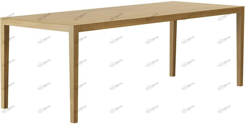 horgenglarus Прямоугольный кухонный стол из массива дерева  T-1610 