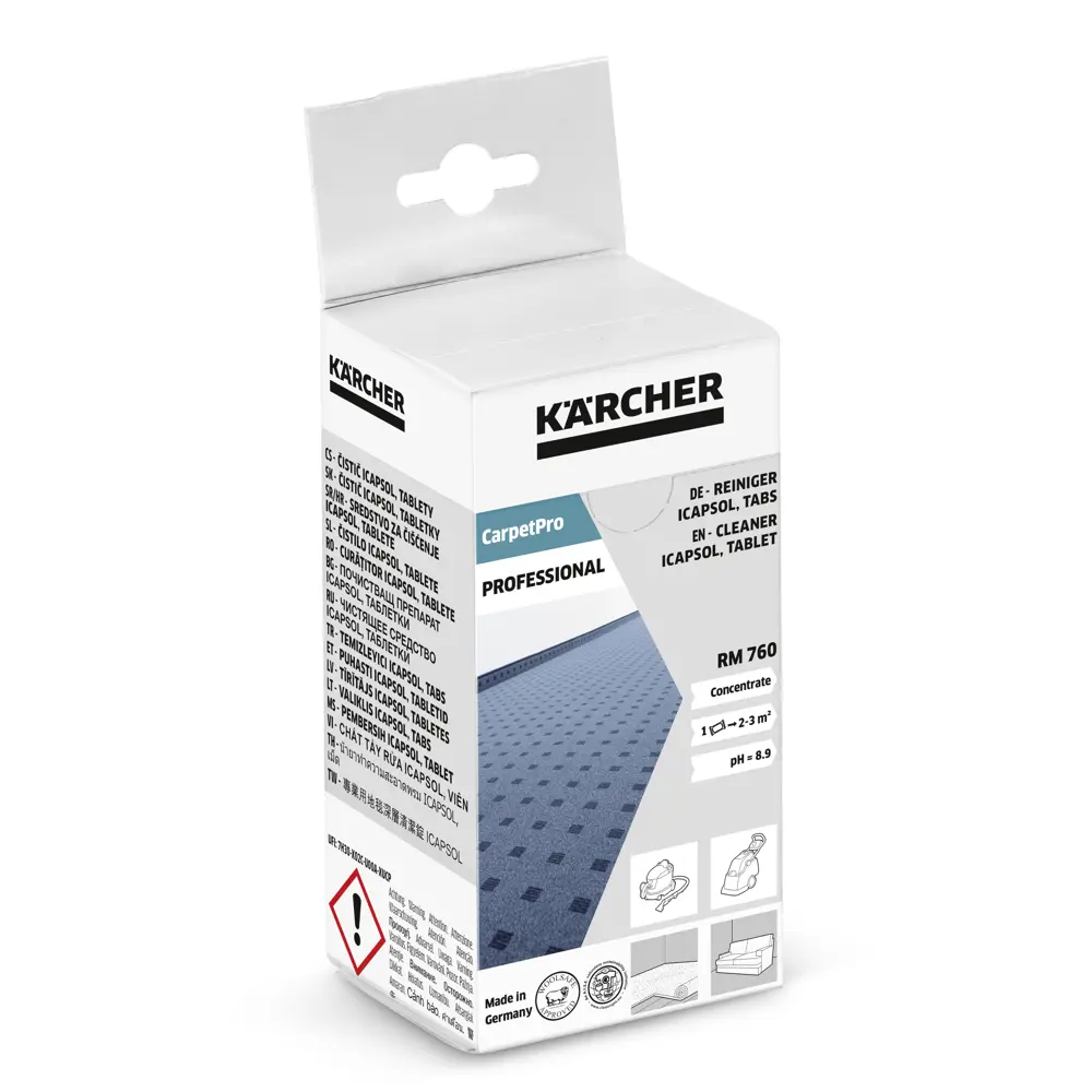 Средство чистящее для ковров Karcher Carpet Pro RM 760 16 таблеток 89359343 STLM-2138267 