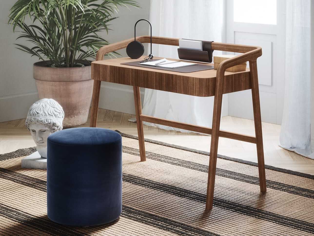 Деревянный письменный стол Novamobili KNOT ARCH-00034235 - Вид №1