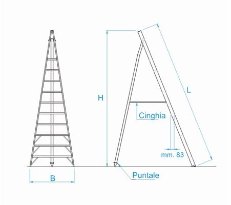 Frigerio Carpenterie Сельскохозяйственная лестница sun-id-1414661 - Вид №2
