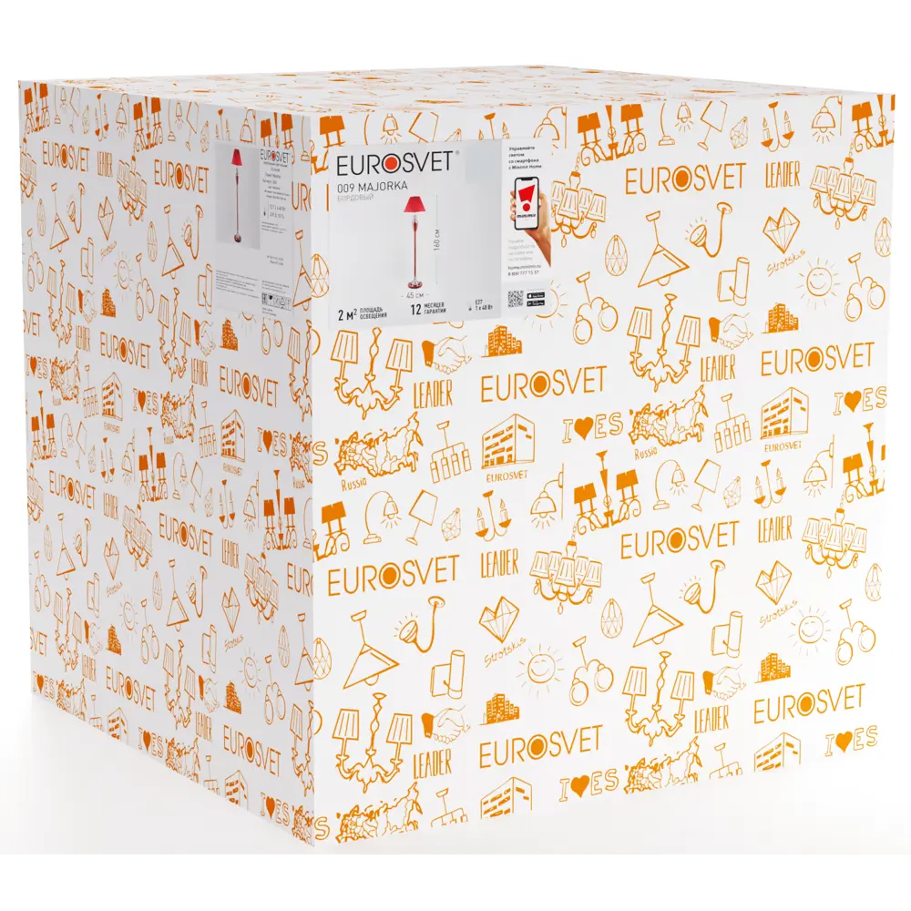 Торшер Eurosvet Majorka, цвет бордо STLM-2099588 - Вид №7