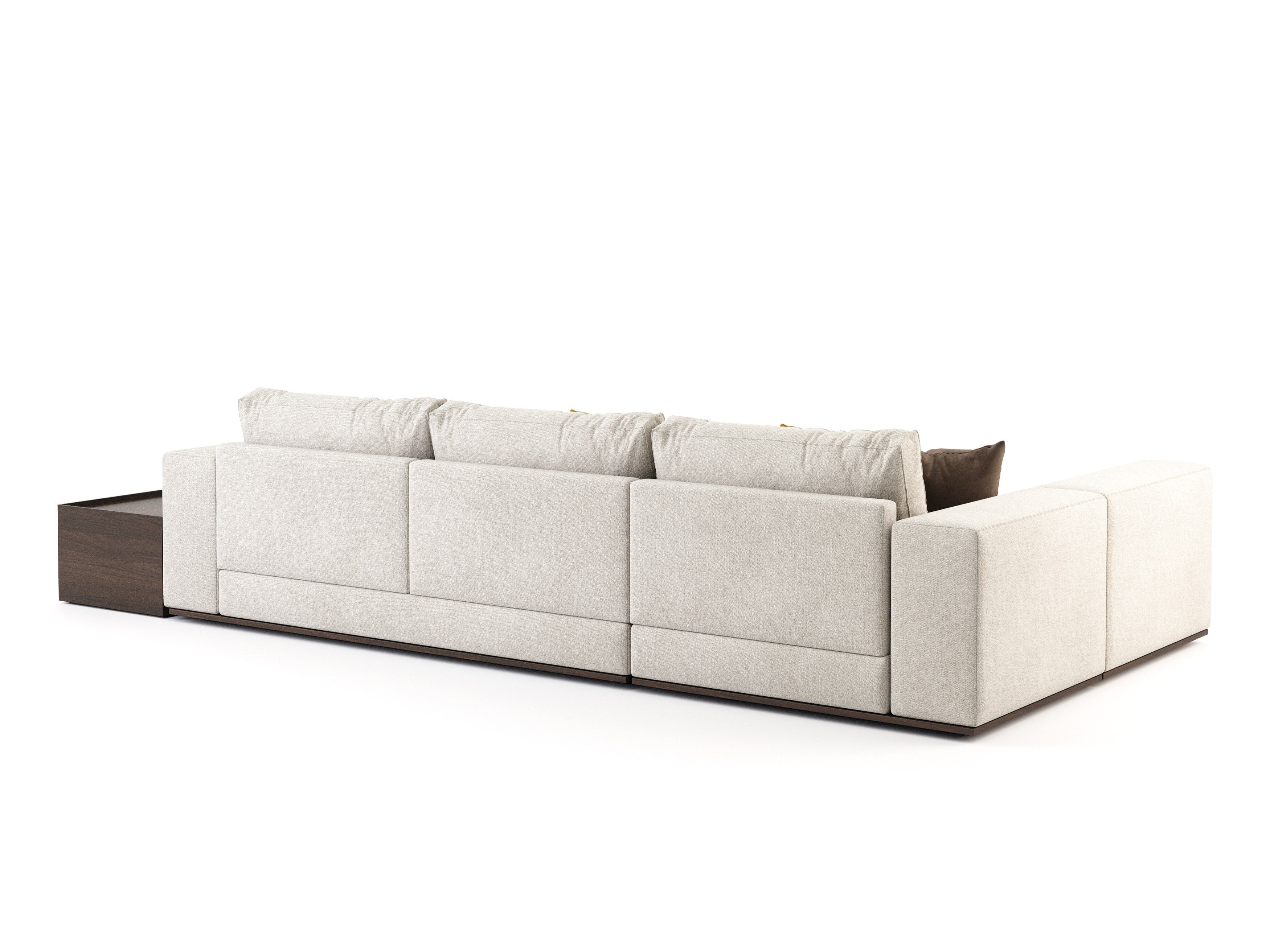 Бархатный диван с полуостровом Stylish Club Sublime ARCH-00140362 - Вид №3