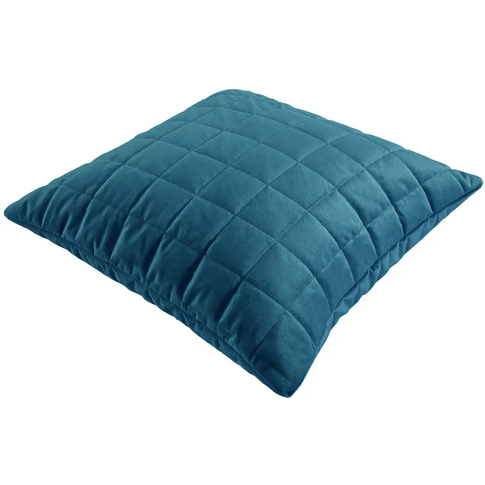 Декоративная подушка Inspire Etna 50×50 см в синем вельвете 89334852 STLM-1054683 - Вид №1