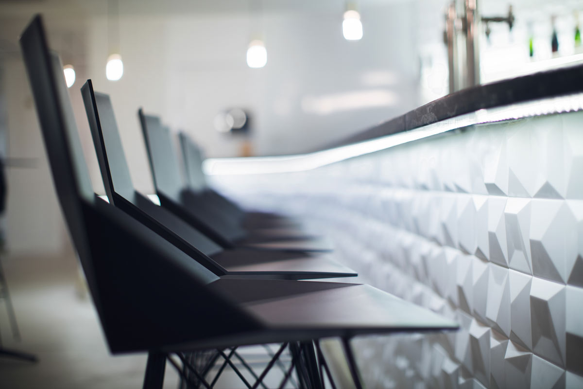 098081 Барный стул с подлокотниками 57x51x102cm Vondom Faz - Вид №3