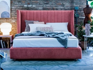 Frauflex Двуспальная кровать с высоким изголовьем