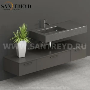 T18052AT2 Столешницы для использования в сочетании с тумбами и открытыми тумбами 180 см серая Globo ARREDO WOOD Италия