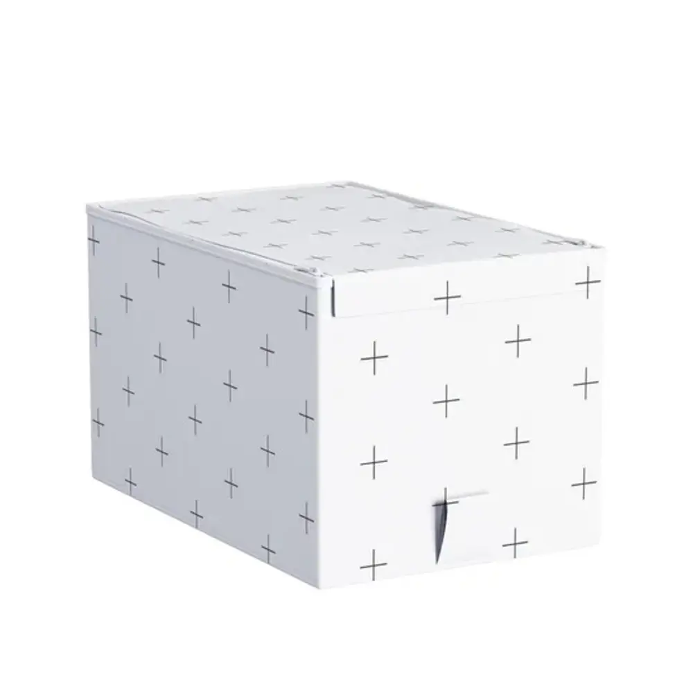 Коробка для хранения 16.5x18x28 см полиэстер белый 85443094 STLM-2023934 SPACEO Home
