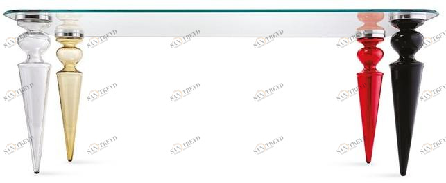 Reflex Прямоугольный обеденный стол из стекла Gran canal sun-id-1421658