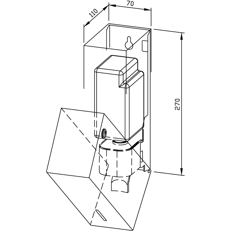 731970 Дозатор жидкого мыла WP101 WAGNER_EWAR A-LINE Wagner Ewar  - Вид №1