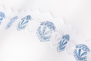 308 Шитье 45 мм в пакете Турция бело-голубой Gamma