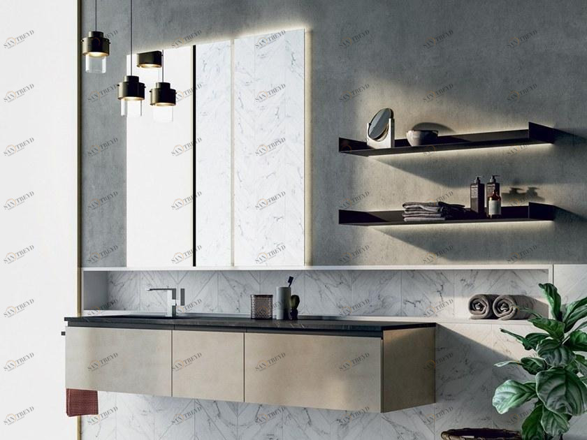 Birex Тумба под умывальник, лакированная, с вешалкой для полотенец Sidéro sun-id-1487956