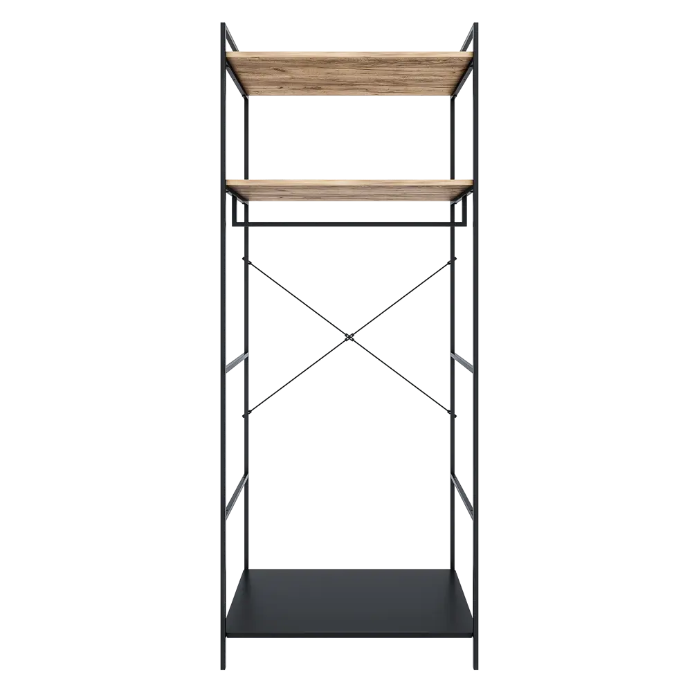 Напольная вешалка 80x200x45 см металл цвет черный Santreyd нет STLM-2008954 - Вид №4