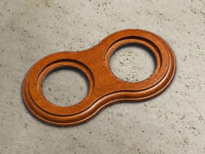 Деревянная отделка пластины