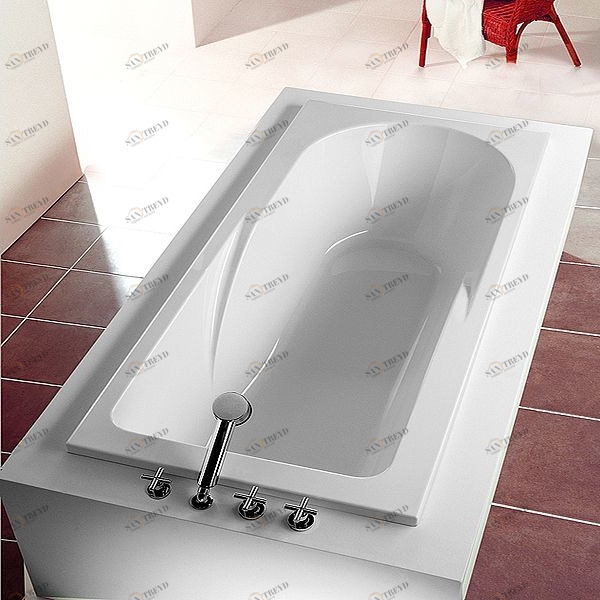 Ванна с зоной для душа REGATTA 180х80 см с аэромассажем Deluxe HOESCH 6460