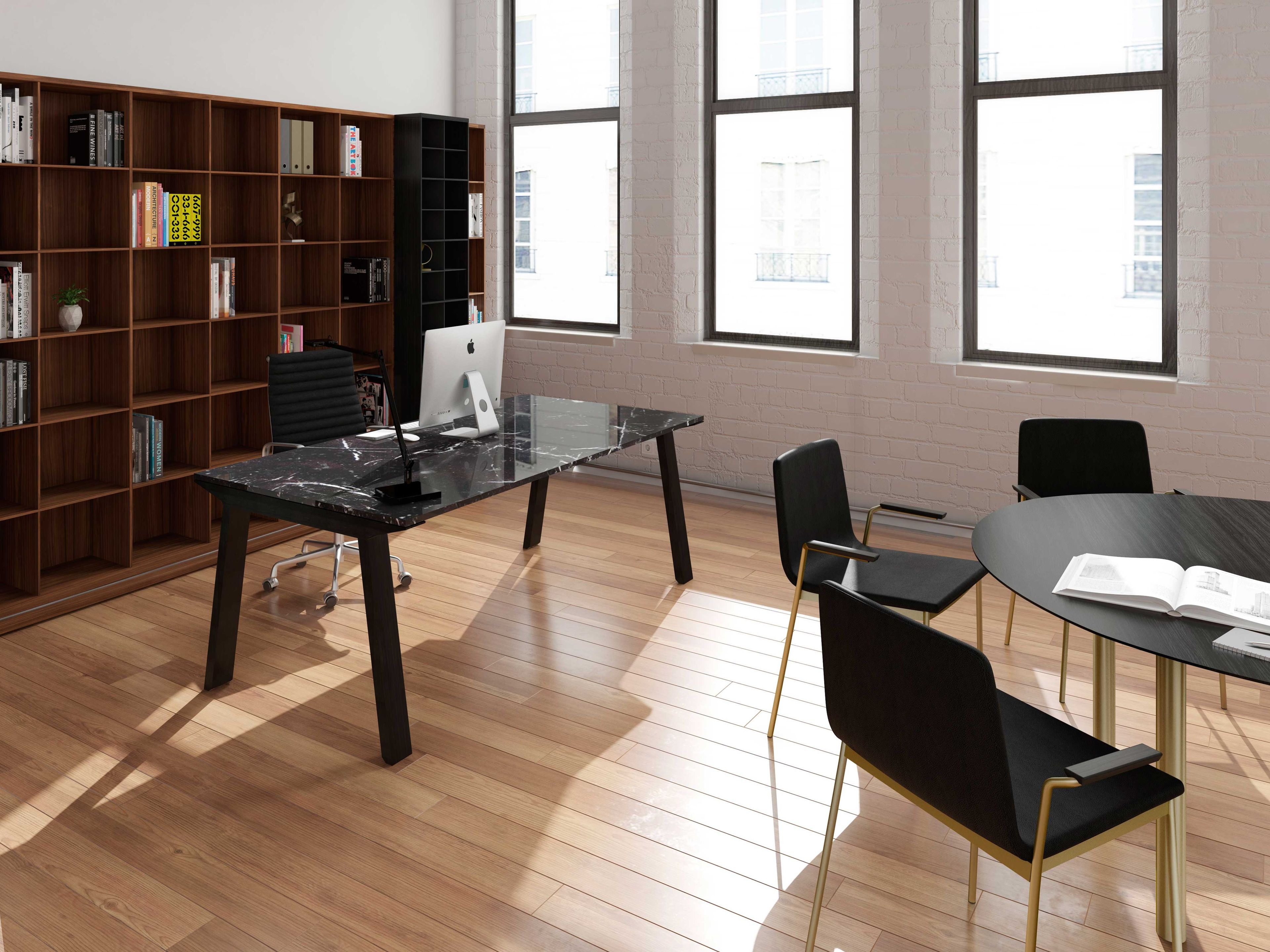 Деревянный прямоугольный рабочий стол Punt Mitix ARCH-00106024 - Вид №10