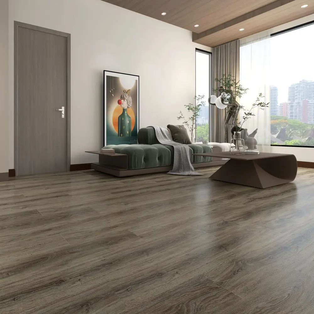 Santreyd SPC плитка Grigio Vulcano - влагостойкое покрытие под дерево 88010969 STLM-0076519