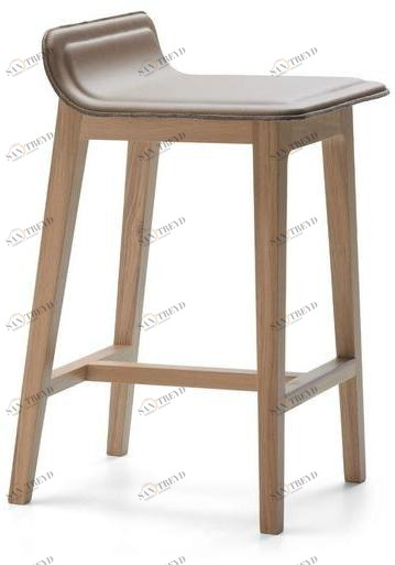 ALKI Высокий кожаный табурет Laia sun-id-1419632