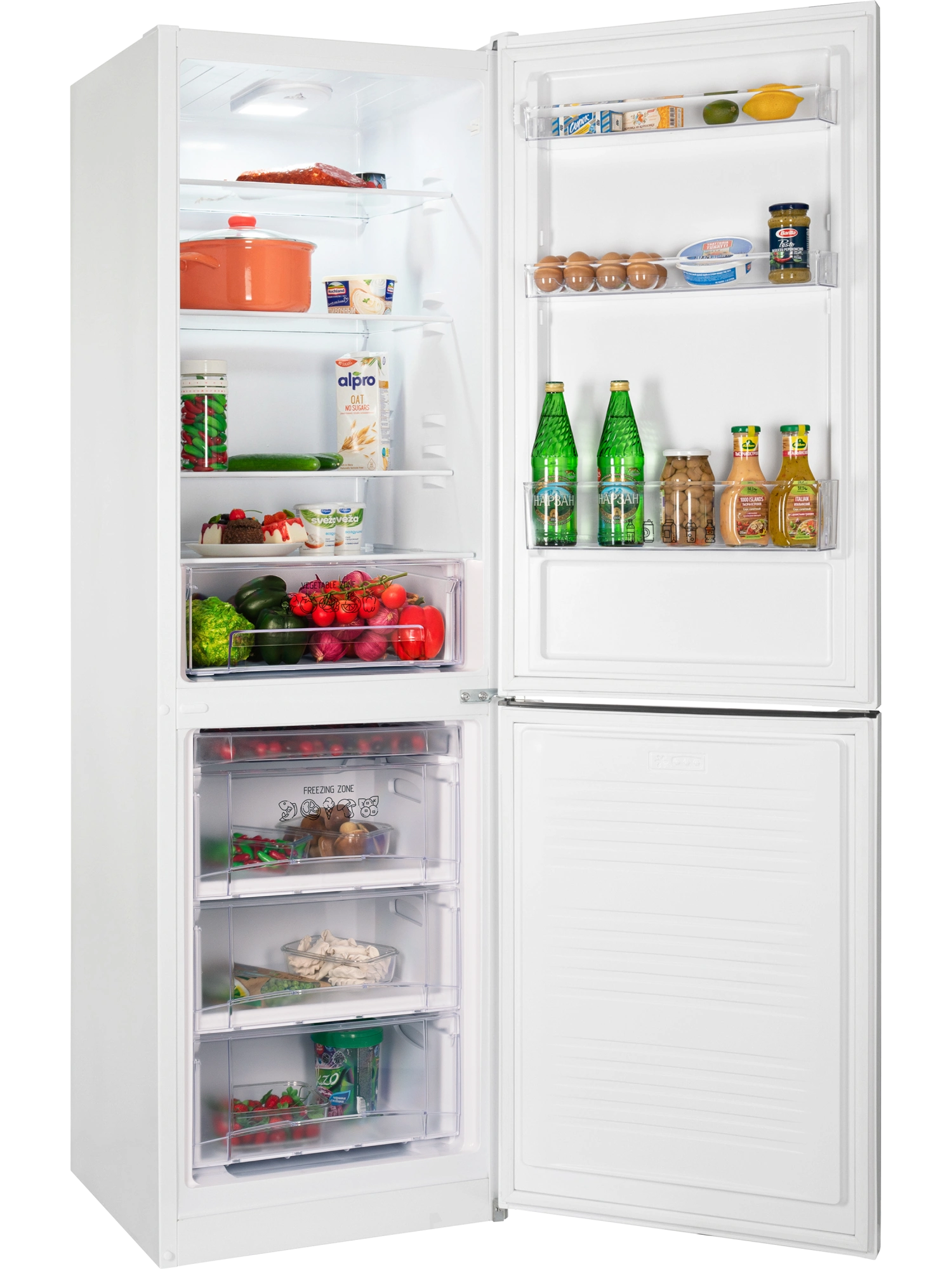 9291858 Холодильник с морозильником   NORD NRB 162NF W белый STDN-0005859 - Вид №1