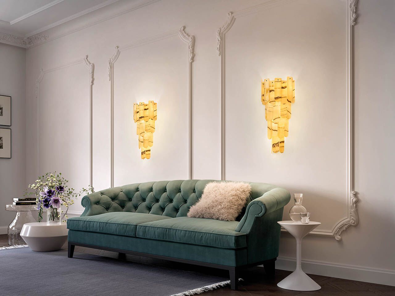 Потолочный светильник из оникса Masiero Royale ARCH-00019483