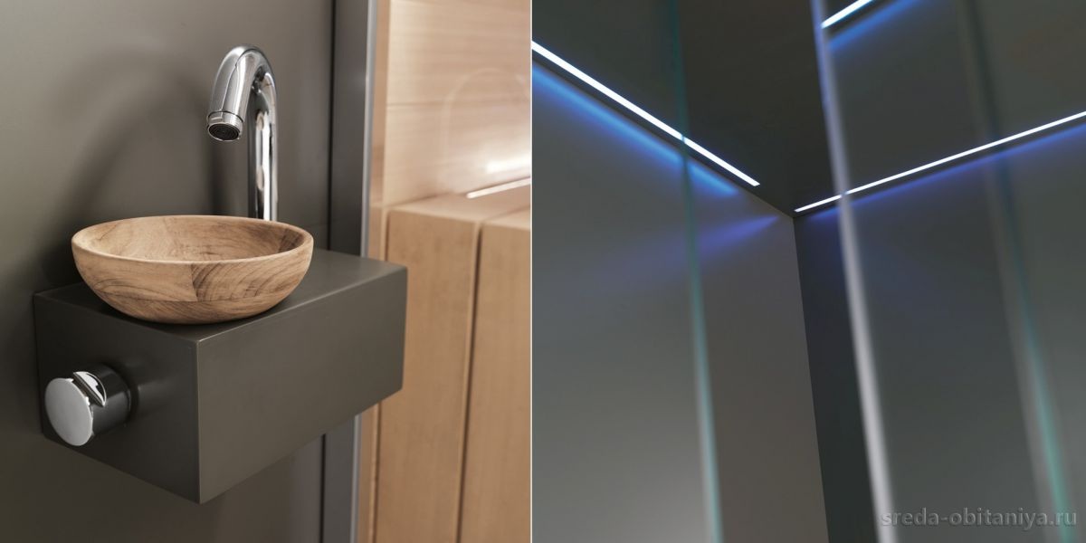 СПА: ХАМАМ И ДУШ 150 пристенная ETHOS Gruppo Geromin SSAET3P7DH - Вид №2